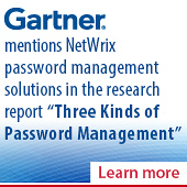 Netwrix password management software mentioned in Gartner research report "Three Kinds of Password Management" 