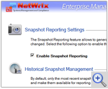 Active Directory Snapshot Reporting window