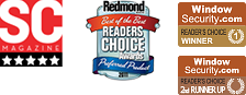 WindowSecurity.com Readers Choice Award and Redmond Magazine Readers' Choice Award that NetWrix Group Policy Change Reporter received in 2010, 2011 and 2012