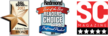 Redmond Magazine Readers Choice Winner Award 2011 that Netwrix SQL Server Change Reporter received as Best SQL Tool