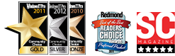 Windows IT Pro Community Choice Awards of 2010 and 2011 and Redmond Magazine Readers' Choice Award of 2011 that NetWrix SharePoint Change Reporter received as Best SharePoint Product