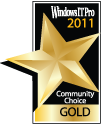 Windows IT Pro Community Choice Gold Award of 2011, received by Netwrix SharePoint Change Reporter as Best SharePoint Product.