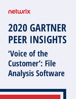 2020 Gartner Peer Insights “Voice of the Customer” Report: File Analysis Software