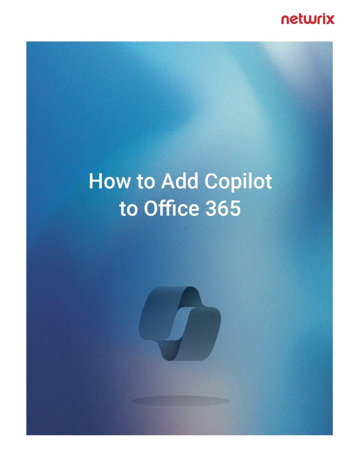 How to Add Copilot to Office 365