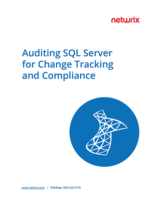 Auditing SQL Server for Change Tracking and Compliance