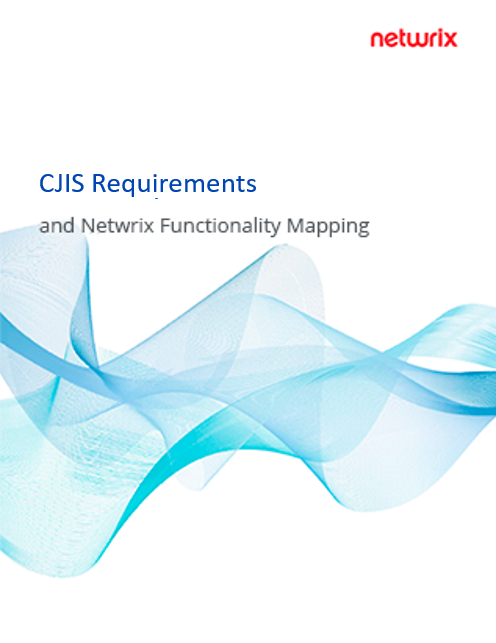 CJIS Requirements and Netwrix Functionality Mapping