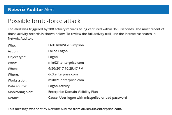 Receive alerts on threat patterns