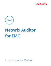 Netwrix Auditor for EMC