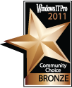 Windows IT Pro Community Choice Bronze Award of 2011, received by Netwrix VMware Change Reporter as Best Virtualization Product.
