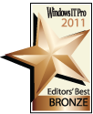 Windows IT Pro Editors&apos; Best Bronze Award of 2011, received by Netwrix Enterprise Management Suite as Best Management Suite.