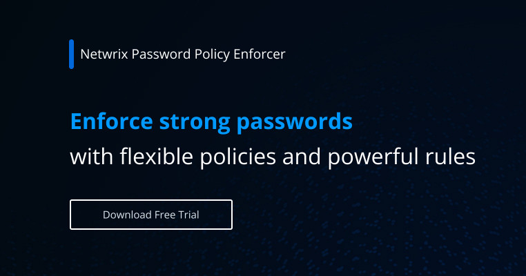 Password Policy Best Practices for Strong Security in AD - banner image