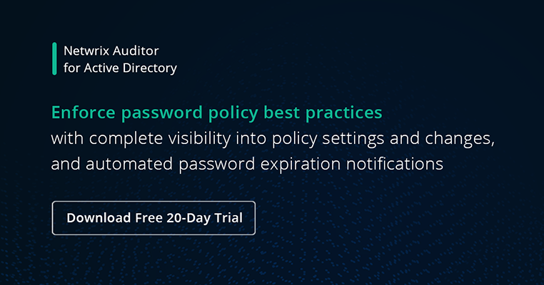 Password Policy Best Practices for Strong Security in AD - banner image