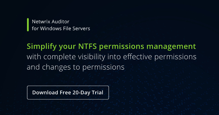 NTFS Permissions Management Best Practices - banner image