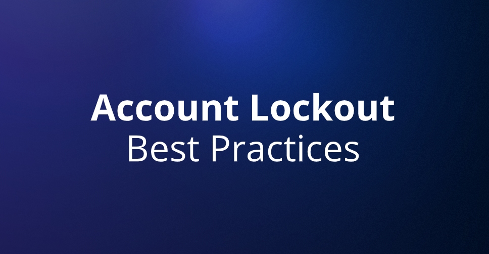 Account Lockout Best Practices