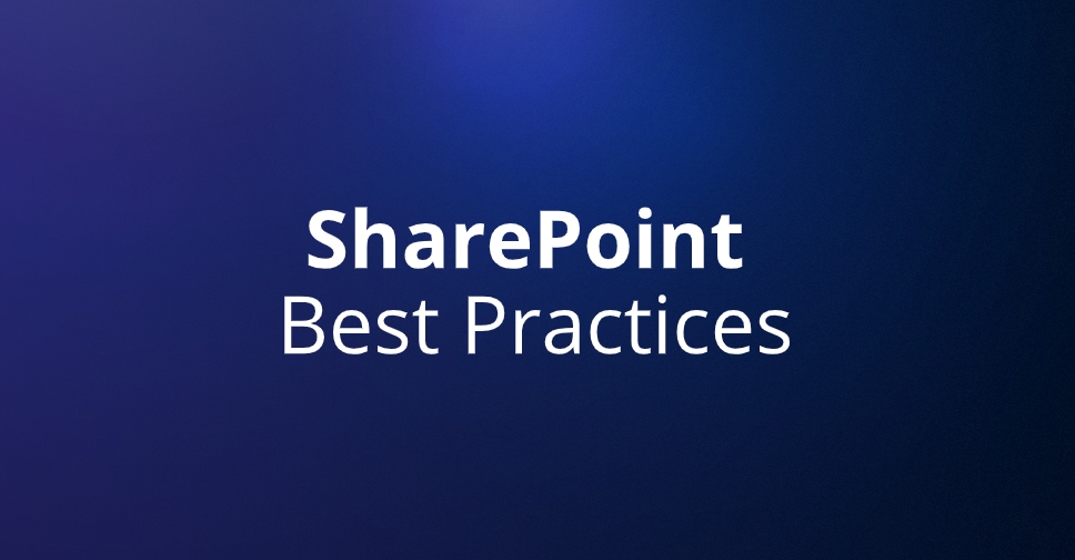 SharePoint Best Practices