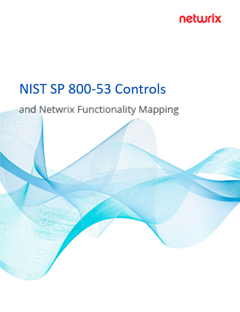 NIST SP 800-53 Controls and Netwrix Functionality Mapping