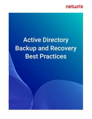 Active Directory Backup Best Practices