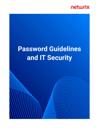 Password Guidelines and IT Security