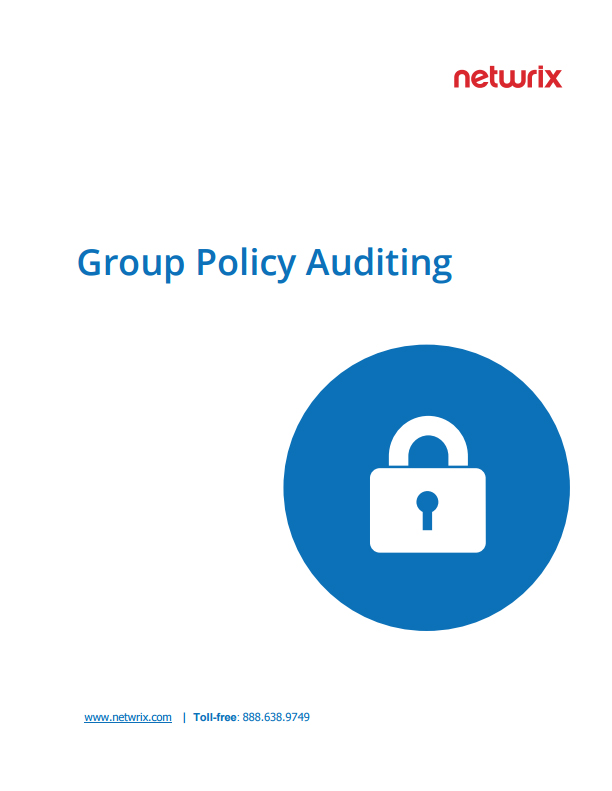 Group Policy Auditing