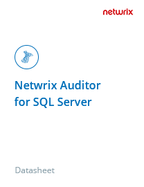 Netwrix Auditor for SQL Server