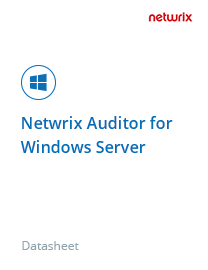 Netwrix Auditor for Windows Server