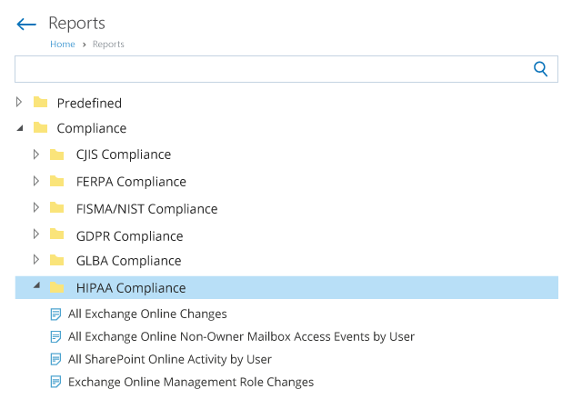 Report Compliance screenshot