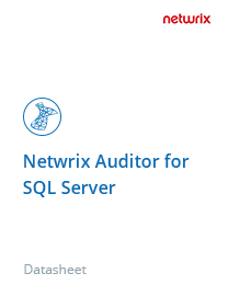 Netwrix Auditor for SQL Server