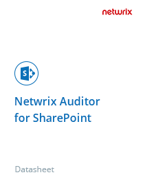 Netwrix Auditor for SharePoint