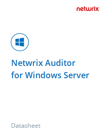 Netwrix Auditor for Windows Server