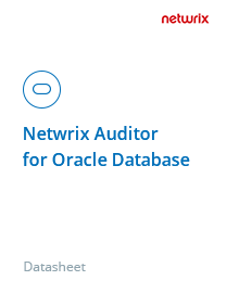 Netwrix Auditor for Oracle Database