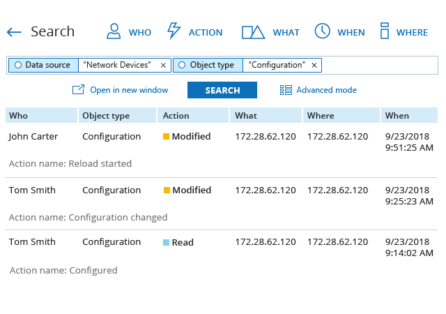 Configuration Changes on Cisco Network Devices