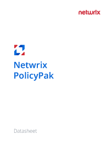 Netwrix PolicyPak Datasheet