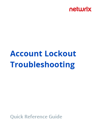 AD Account Lockout Troubleshooting Guide PDF cover