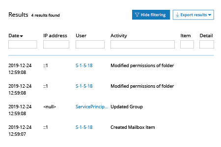 Mailbox Audit Logging in Office 365 - Native Auditing