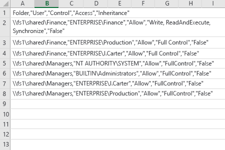 Excel Report - How to Detect Users Who Have Direct Permissions on Your File Servers