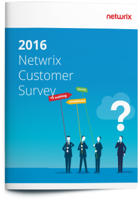 2016 Netwrix Customer Survey