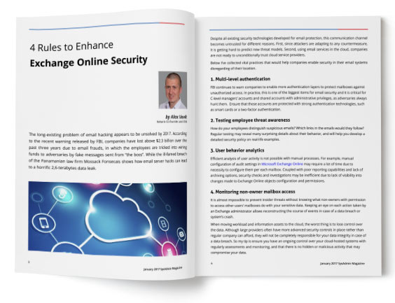 On Your Way to the Cloud: Exchange Online